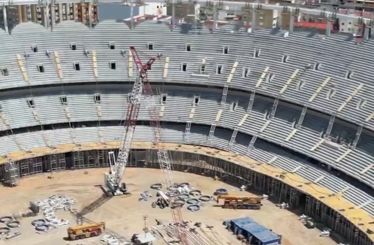 The work on Valencia’s Nou Mestalla is progressing (Video)