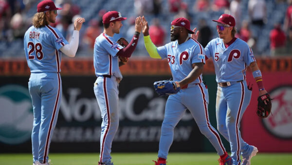 García homers, Wheeler sharp as Phillies beat Padres 6-4 for season sweep