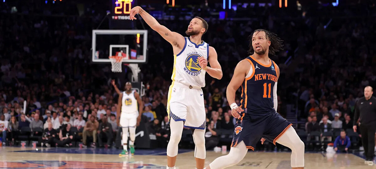 Where do Jalen Brunson's numbers stack up to those of Stephen Curry?