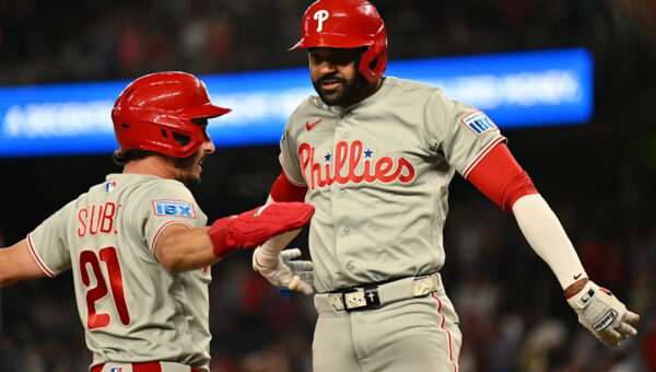 Catch of the Year? Watch Phillies' OF Derek Hill rob Juan Soto of home run