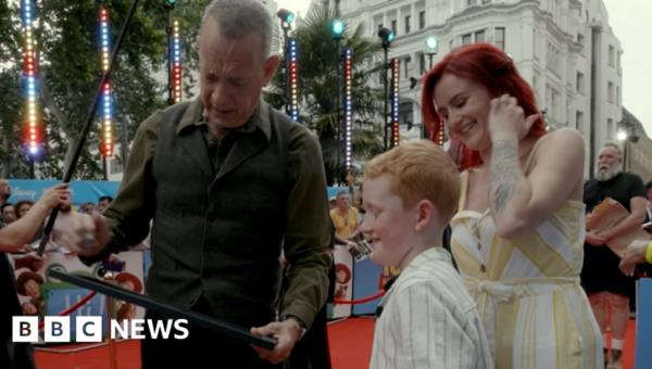 Tom Hanks congratulates boy, 8, on Toy Story 5 artwork