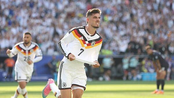 Watch: Liverpool’s Florian Wirtz sets up Arsenal’s Kai Havertz for excellent Germany goal