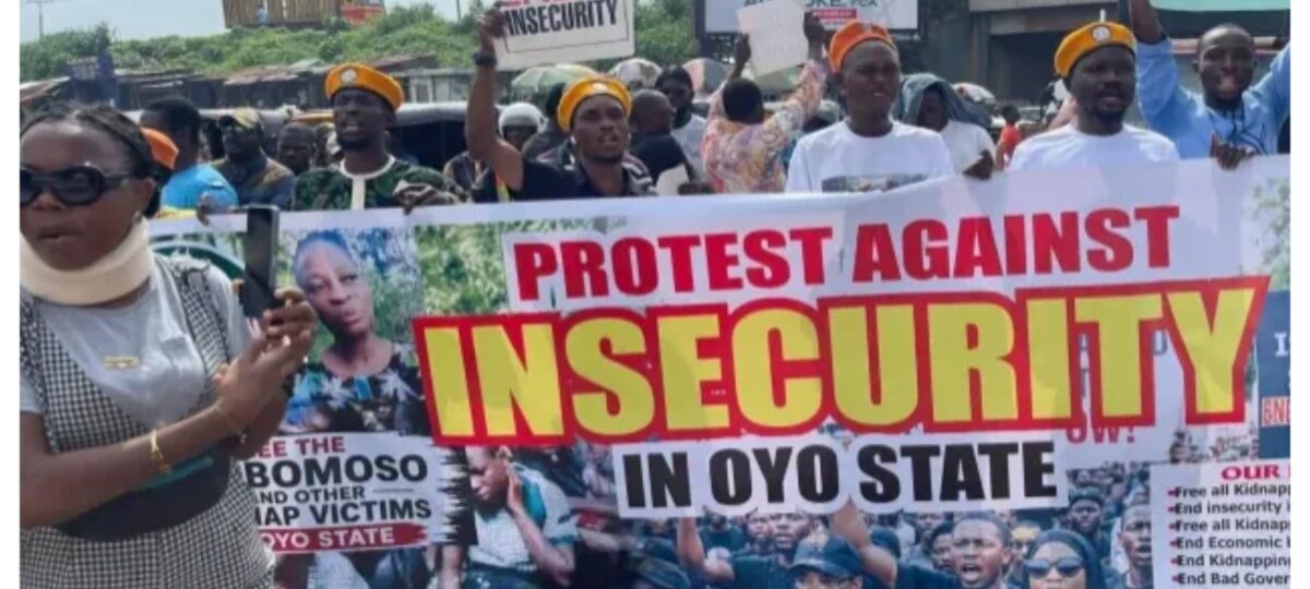 Gridlock hits Ibadan as protesters demand release of abducted Oyo pupils