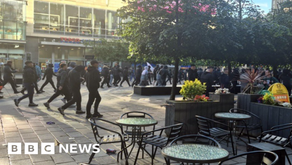 Protests across Scotland follow Belfast knife attack