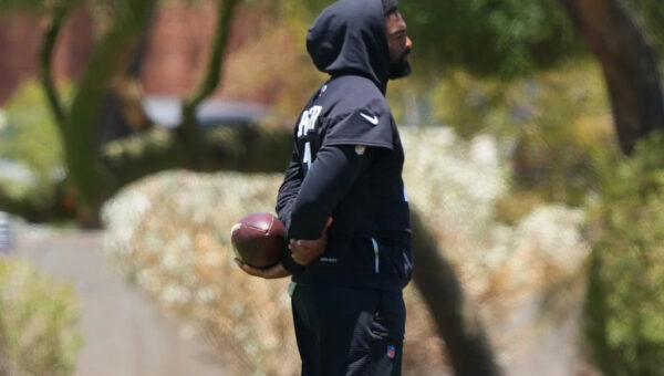 Jacoby Brissett, Josh Sweat present but don’t practice in minicamp