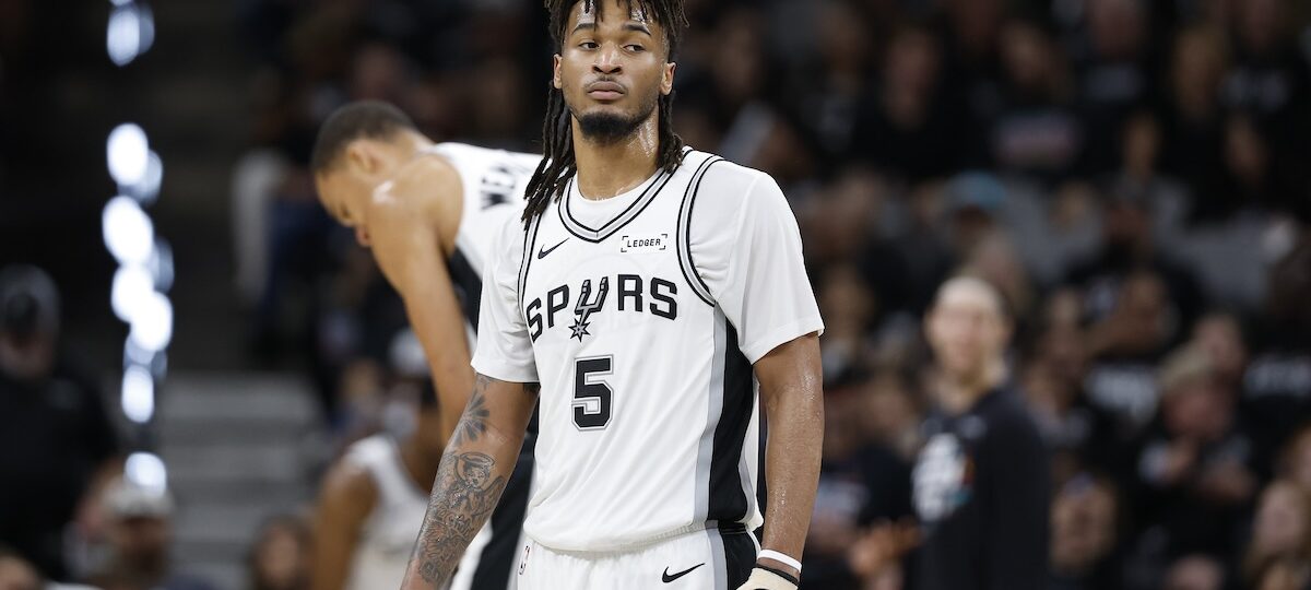 Stephon Castle Addresses Bad Pass From Victor Wembanyama in Game 2 Loss