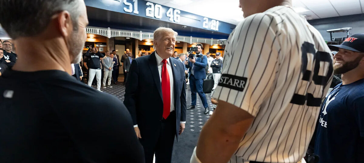 President Trump sides with MLB owners in CBA fight with union: 'If you don’t have a salary cap you don’t have a sport'