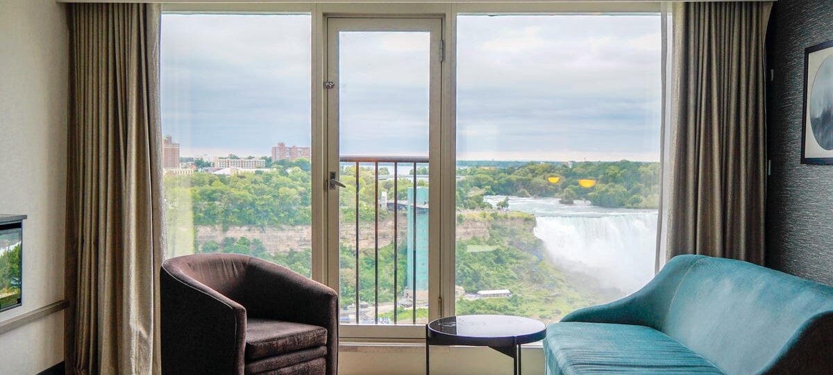 I paid $1,000 for 2 nights in a hotel room facing Niagara Falls. It was totally worth it.
