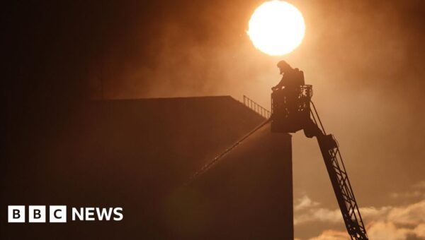 Recycling plant fire causes severe rail disruption