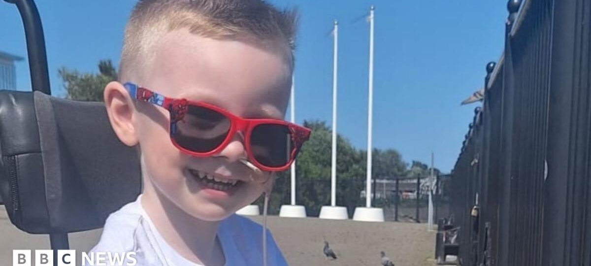 'I love my superhero legs', says boy who 'inspires everyone around him'