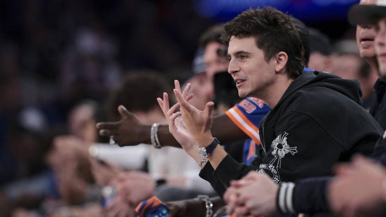 Who’s on Knicks celebrity row today? Live updates on Timothee Chalament, other stars at NBA Finals