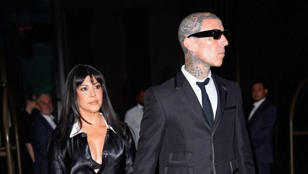 Kourtney Kardashian & Travis Barker Won’t Stop Touching Each Other on Red Carpets — and That’s Actually the Whole Point