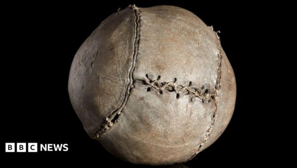 World’s oldest football in Miami for Scotland’s game against Brazil