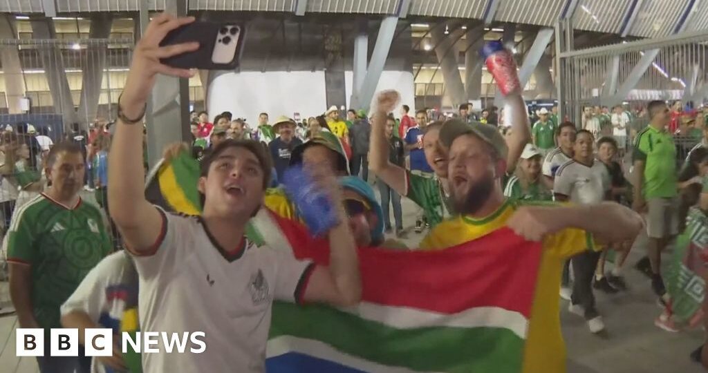 Celebrations as South Africa reach World Cup knockout stages for the first time