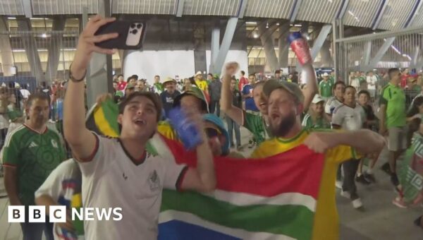 Celebrations as South Africa reach World Cup knockout stages for the first time
