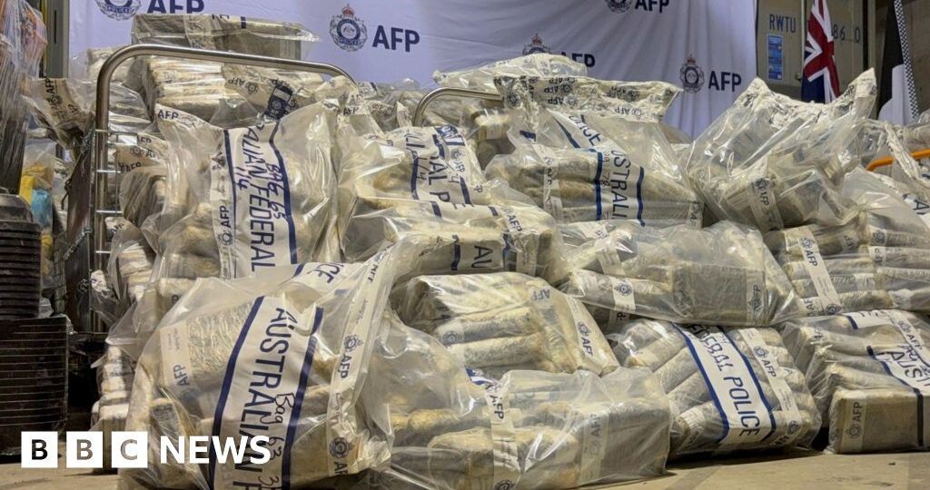 Largest ever cocaine bust in Australia after police raid underground bunker