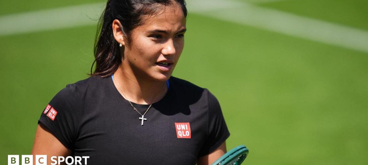 Raducanu misses Wimbledon practice amid injury concern