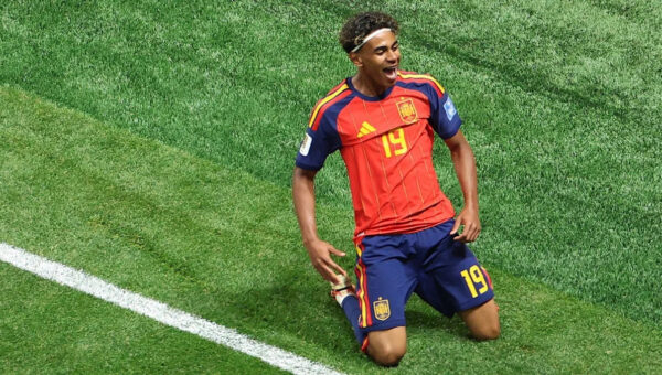Watch as Lamine Yamal starts for Spain against Saudi Arabia