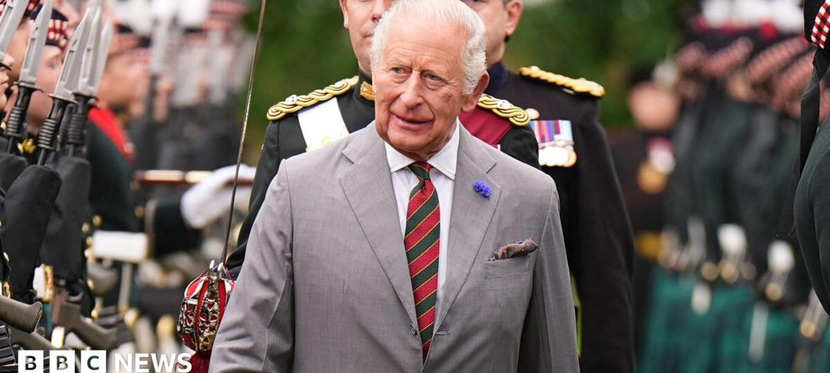 King Charles arrives in Edinburgh for Royal Week celebrations