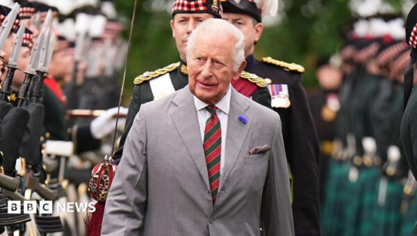 King Charles arrives in Edinburgh for Royal Week celebrations