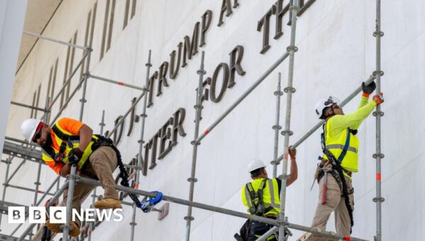 Trump's name being removed from Kennedy Center after judge order