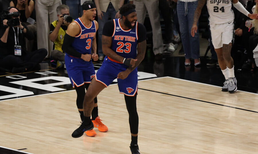 NBA Makes Crucial Decision on Mitchell Robinson’s Technical Foul For Brush Up With Victor Wembanyama in Game 2