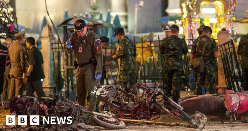 Thai court sentences two men to death over Bangkok shrine bombing