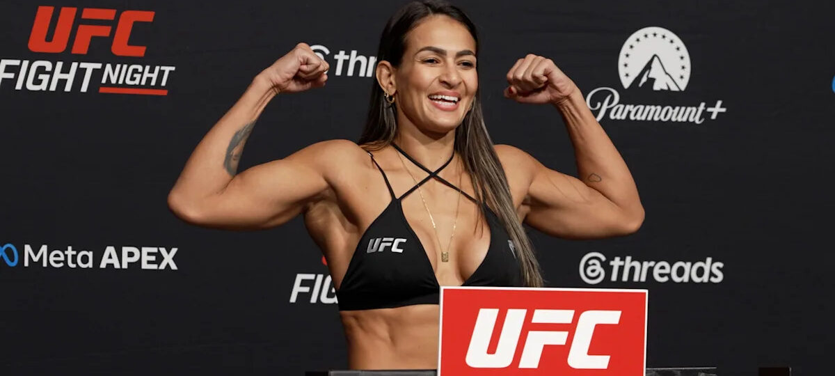 UFC Fight Night 279 weigh-in faceoff highlights video, photo gallery