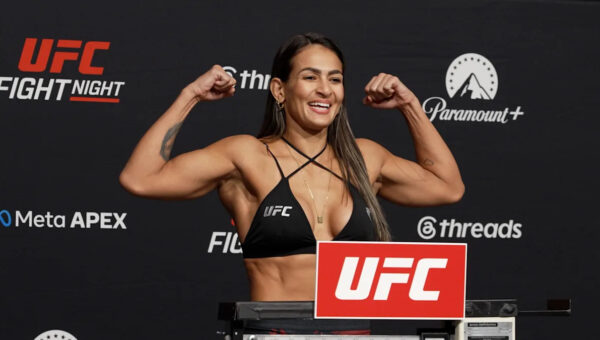 UFC Fight Night 279 weigh-in faceoff highlights video, photo gallery