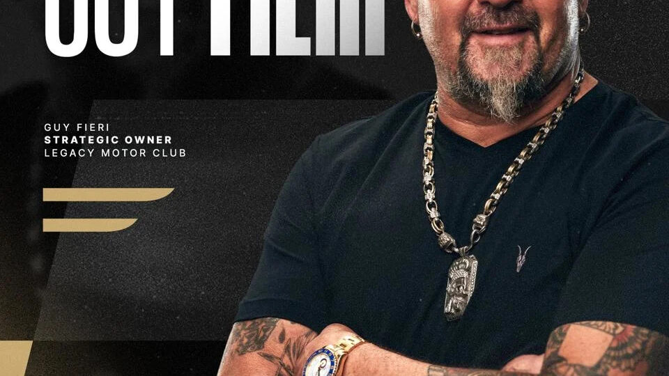 Food Network’s Guy Fieri Joins NASCAR’s Legacy Motor Club As An Owner