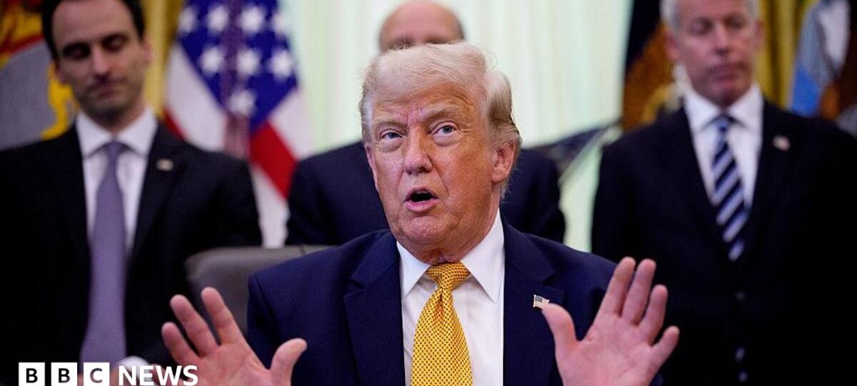 Trump threatens 100% tariff on European nations over tech tax