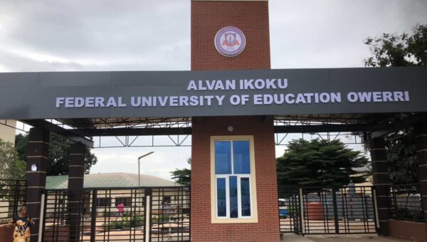 Alvan Ikoku University Post UTME/DE Form for 2026/2027 Admission