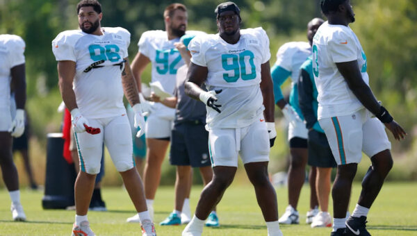 Explosive! Miami Dolphins' Kenneth Grant on track to lose 12 pounds