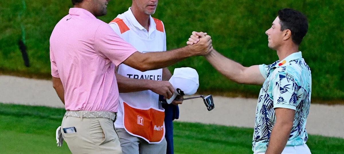 Travelers Championship: Scottie Scheffler and Viktor Hovland go to Monday morning playoff after light