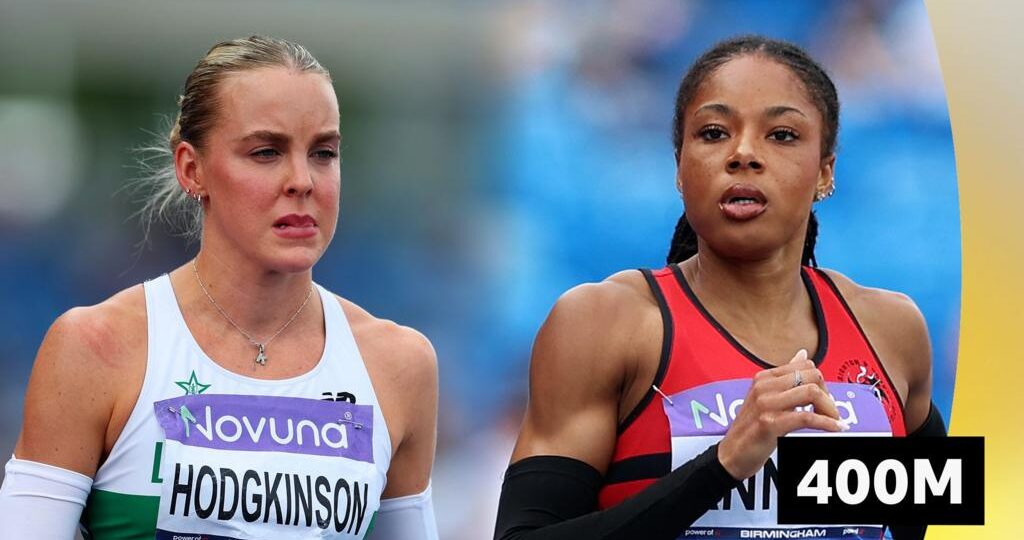 Hodgkinson withdraws in tears as Anning wins 400m