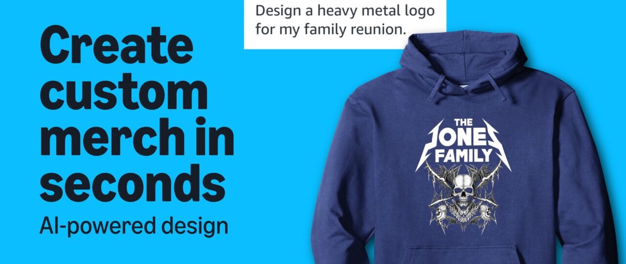 Amazon now lets you design custom merch using AI