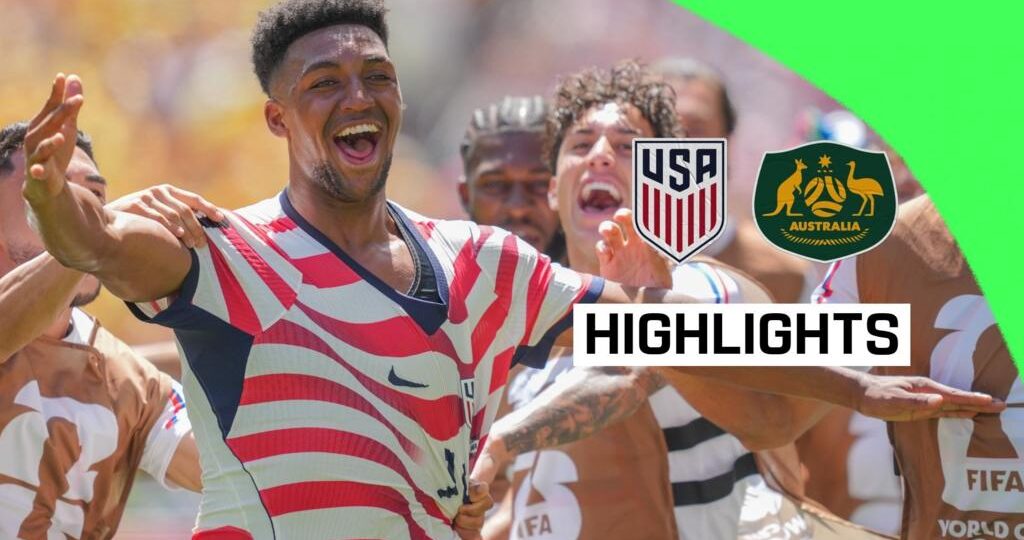 USA close in on last 32 with win over Australia
