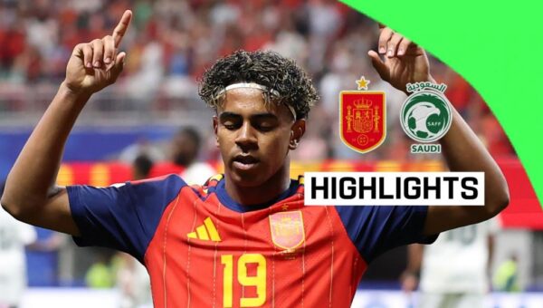 Yamal on target as Spain put four past Saudi Arabia