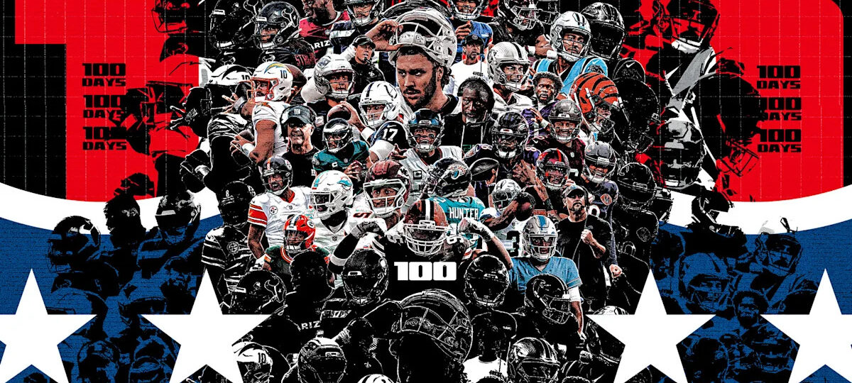 The NFL season begins in 100 days. Here are 100 things to get excited about this season