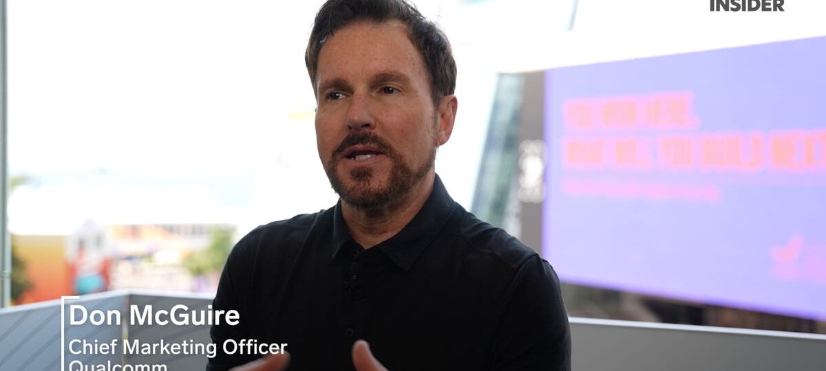 The AI pendulum is swinging back to a more realistic place, says Don McGuire, CMO of Qualcomm