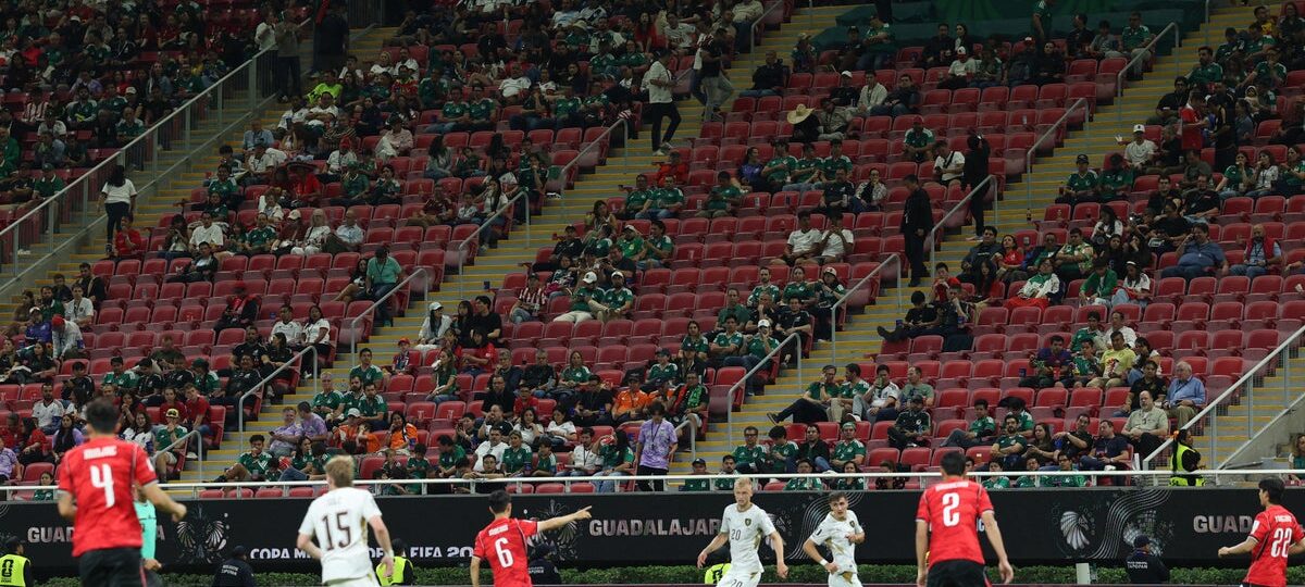 Fifa World Cup match sees thousands of empty seats after ticket price controversy