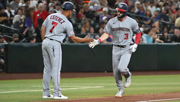 The Washington Nationals remain road warriors as Curtis Mead and Dylan Crews provide the power