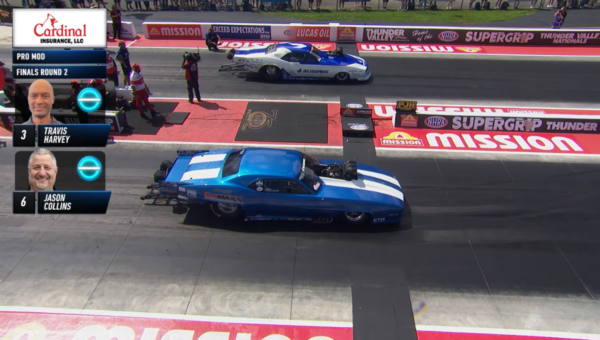 Driver Loses Steering Wheel Mid-Burnout, Somehow Still Wins at NHRA Thunder Valley Nationals
