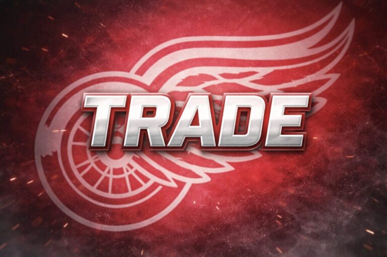 Red Wings Trade Amadeus Lombardi to New Jersey Devils