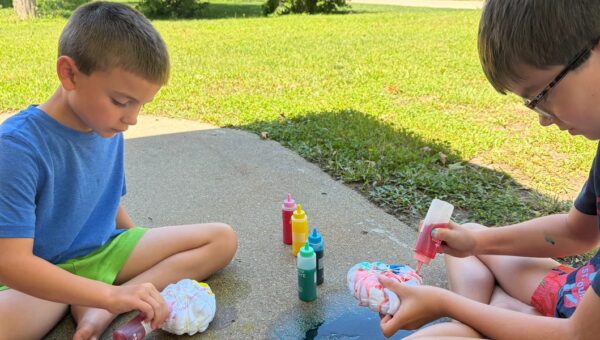 My kids' summer schedule includes both fun and chores. We get the boring stuff done first.