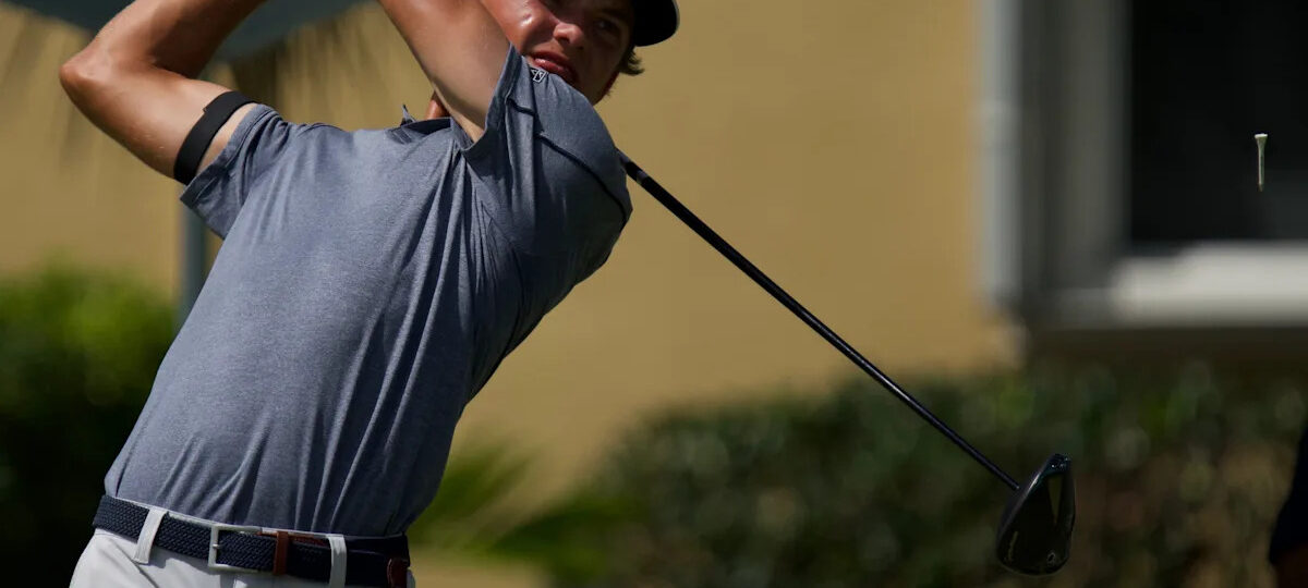 Miles Russell survives to reach U.S. Open with Charlie Woods on the bag