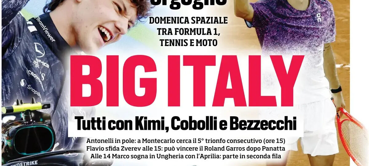 Today’s Papers: Big Italy, Baldini changes, Juventus on Sorloth