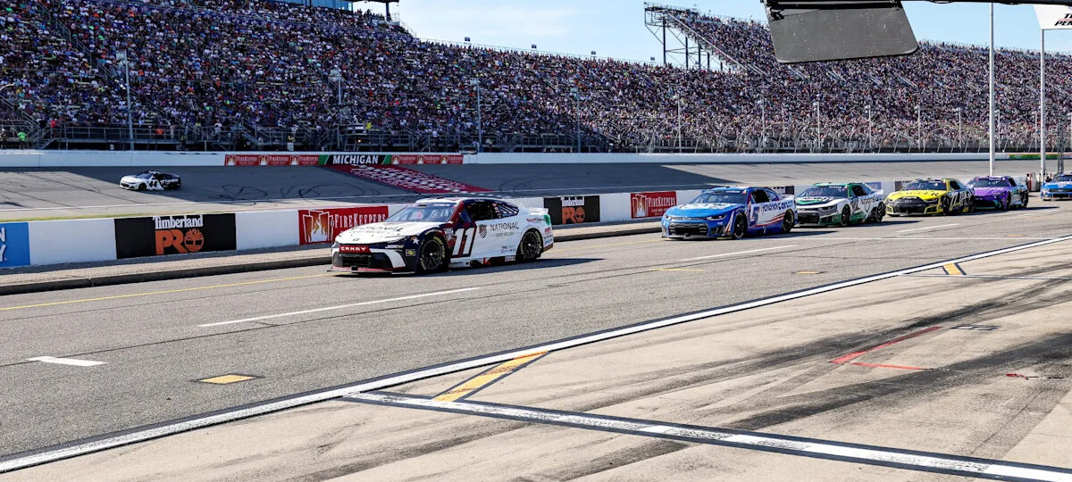 What drivers said at Michigan after Cup win by Denny Hamlin and a tribute to Kyle Busch