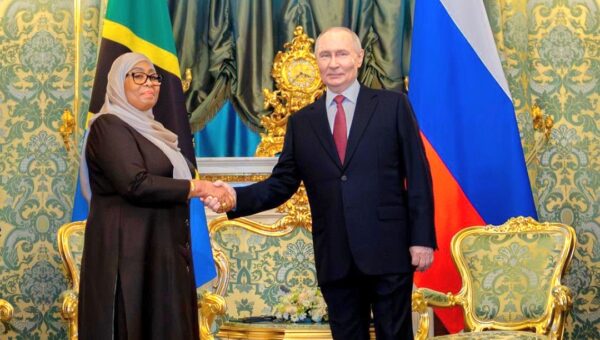 Tanzania’s Hassan meets Putin in Moscow amid Western isolation