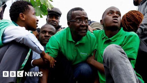 Kenya’s ex-chief justice arrested at protest against building on national park